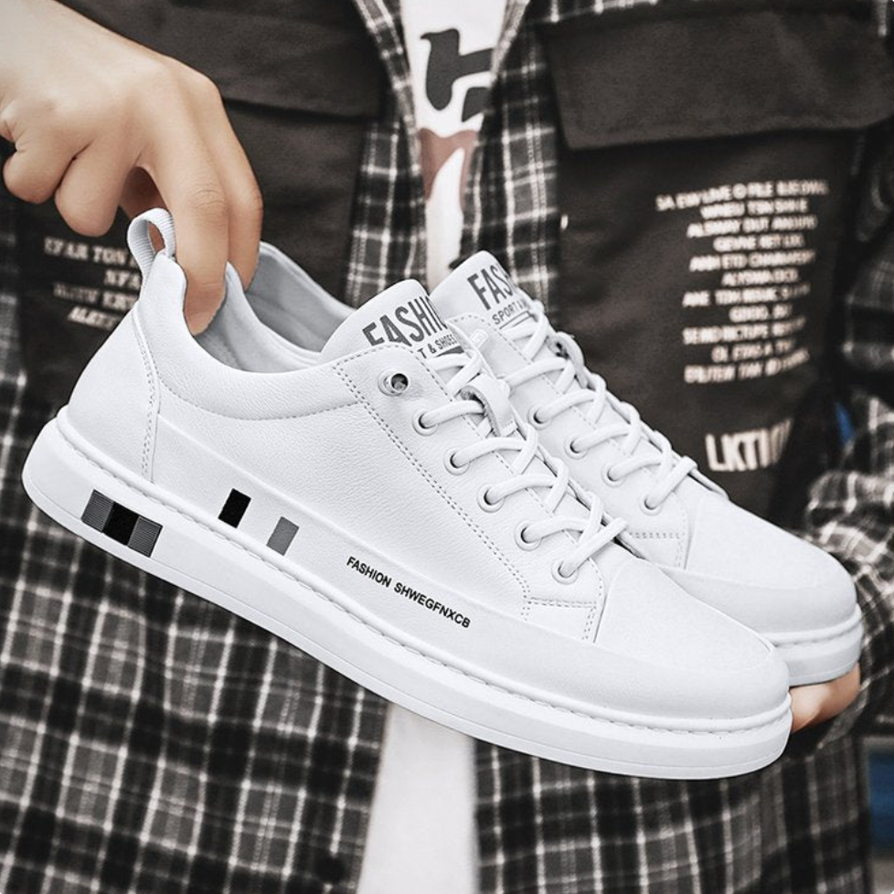 Tenis Casuales de Cuero