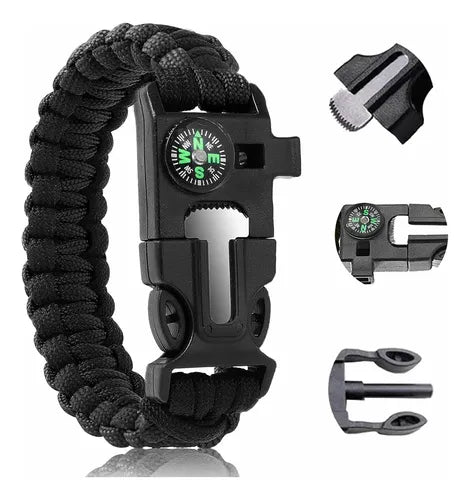 Pulsera de Supervivencia 5 en 1