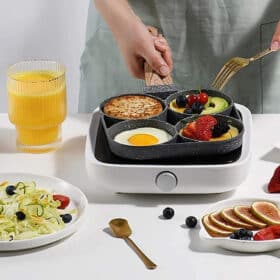 Sartén 4 en 1 Antiadherente – Cocina fácil, rápida y sin mezclar sabores