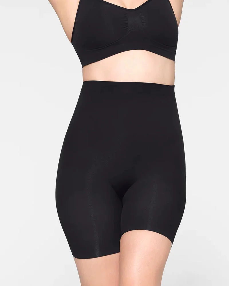 CurvyFit Shorts: Control de Abdomen + Levanta Cola
