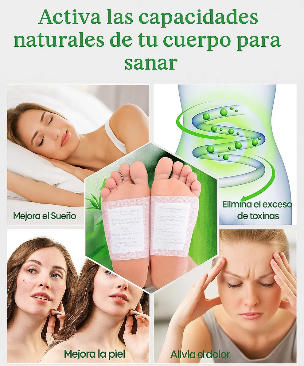 Parches Kinoki Naturales 3X1 🍃