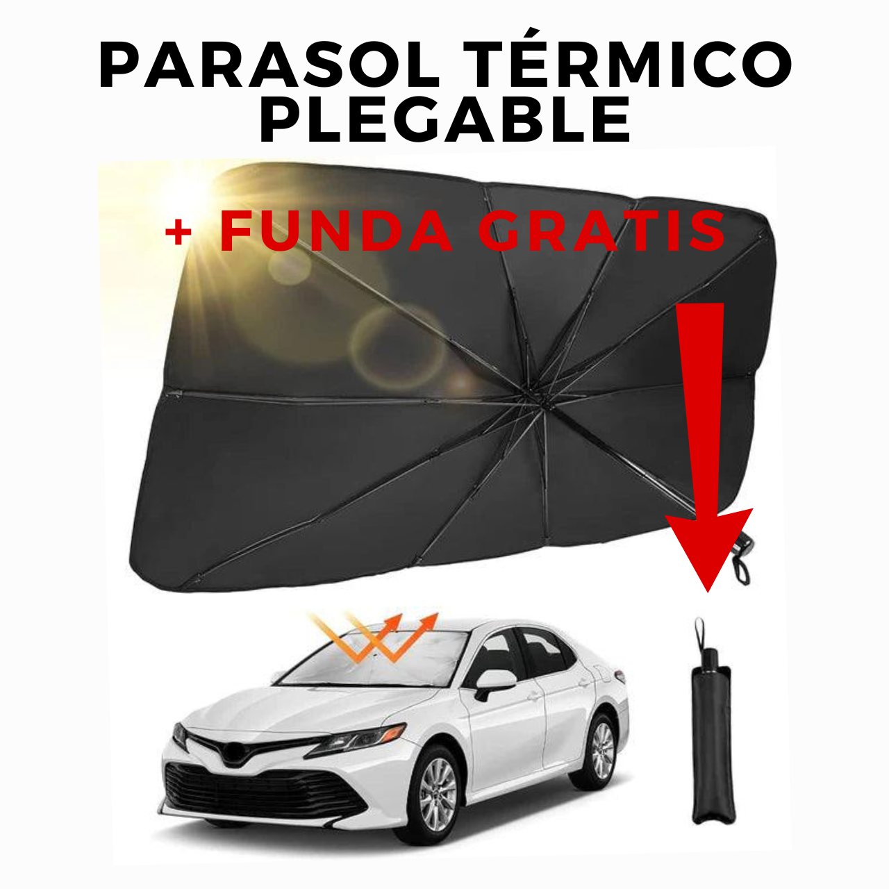 Sombrilla para carro ventana frontal