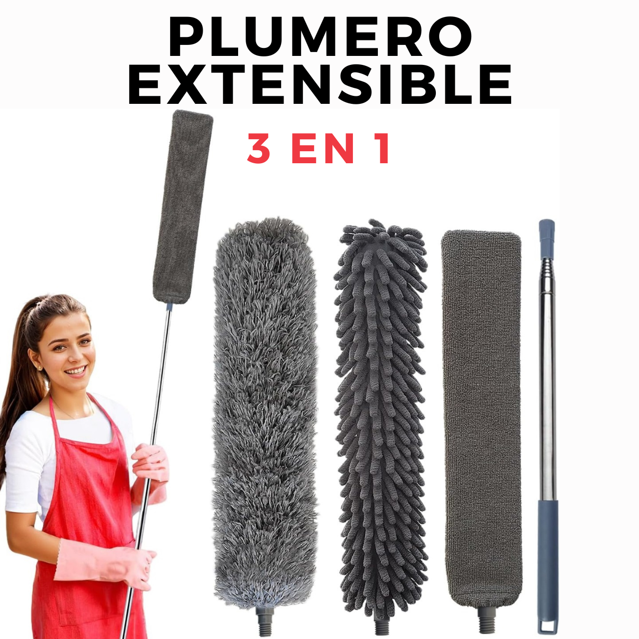 Kit Plumero Extensible 3 en 1