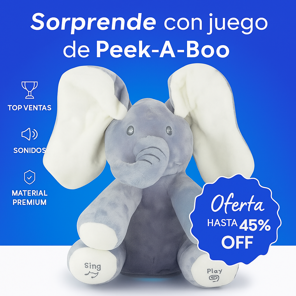 Elefante Interactivo ‘Peek-A-Boo’