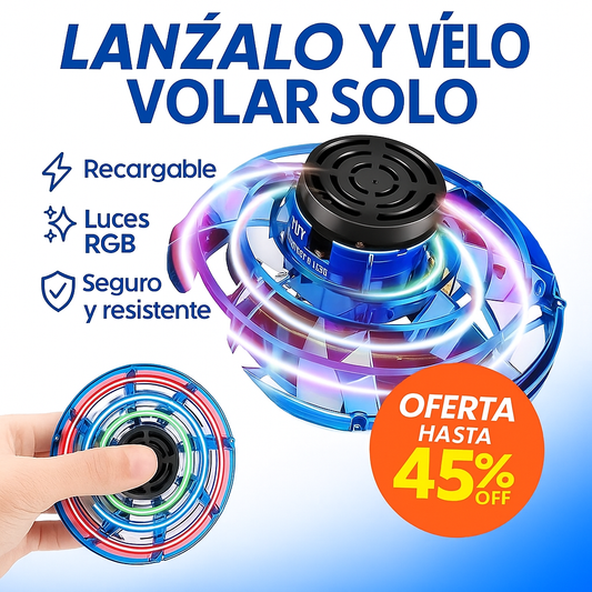 VolaLuz: Spinner Volador Boomerang