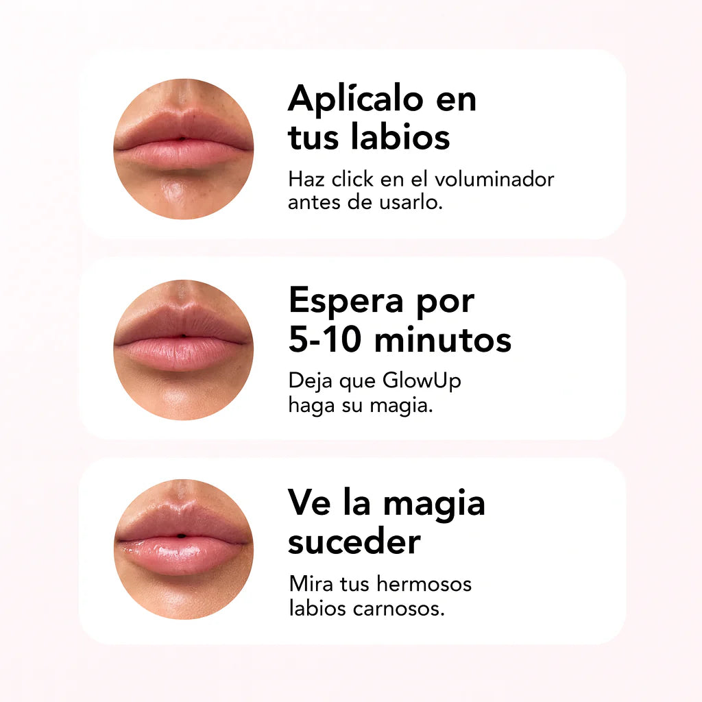 Labial Voluminizador GlowUp™ – Luce labios más llenos y atractivos al instante