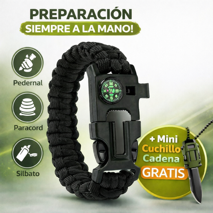 Pulsera de Supervivencia 5 en 1