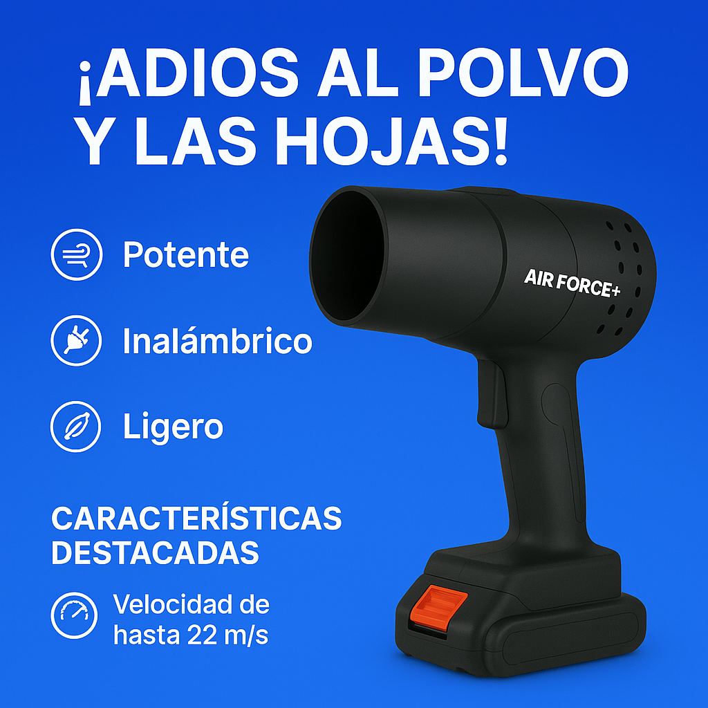 Air Force™ — El soplador inalámbrico que limpia en segundos