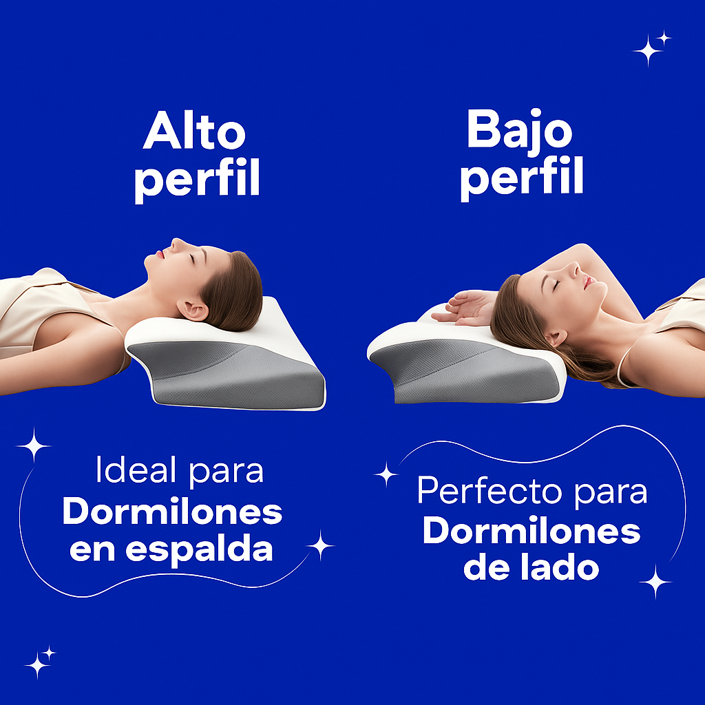 Almohada Ortopédica Ergonómica – Duerme Mejor, Despierta Sin Dolor