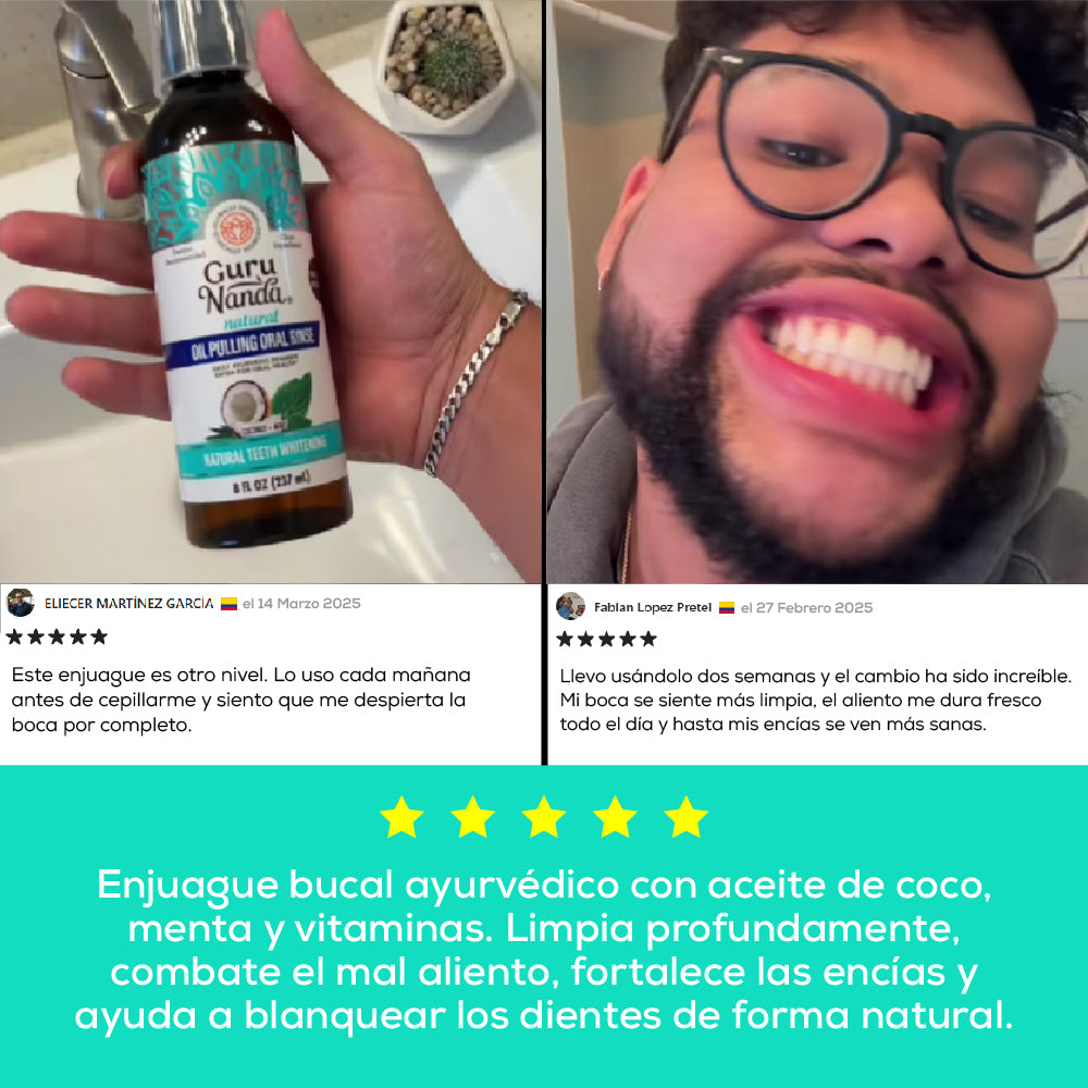 Blanqueador Dental + Raspador de Lengua de Regalo