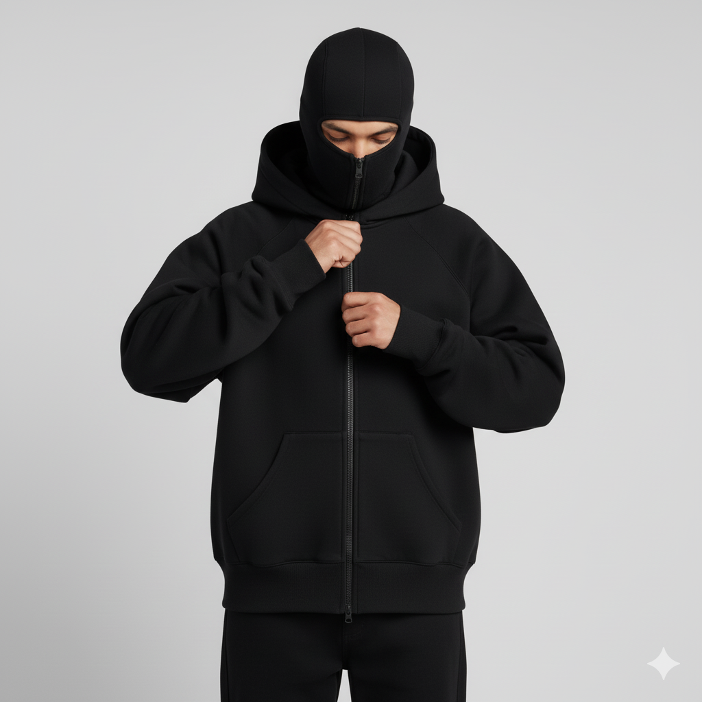 Hoodie UrbanCloak™ con Balaclava Integrado