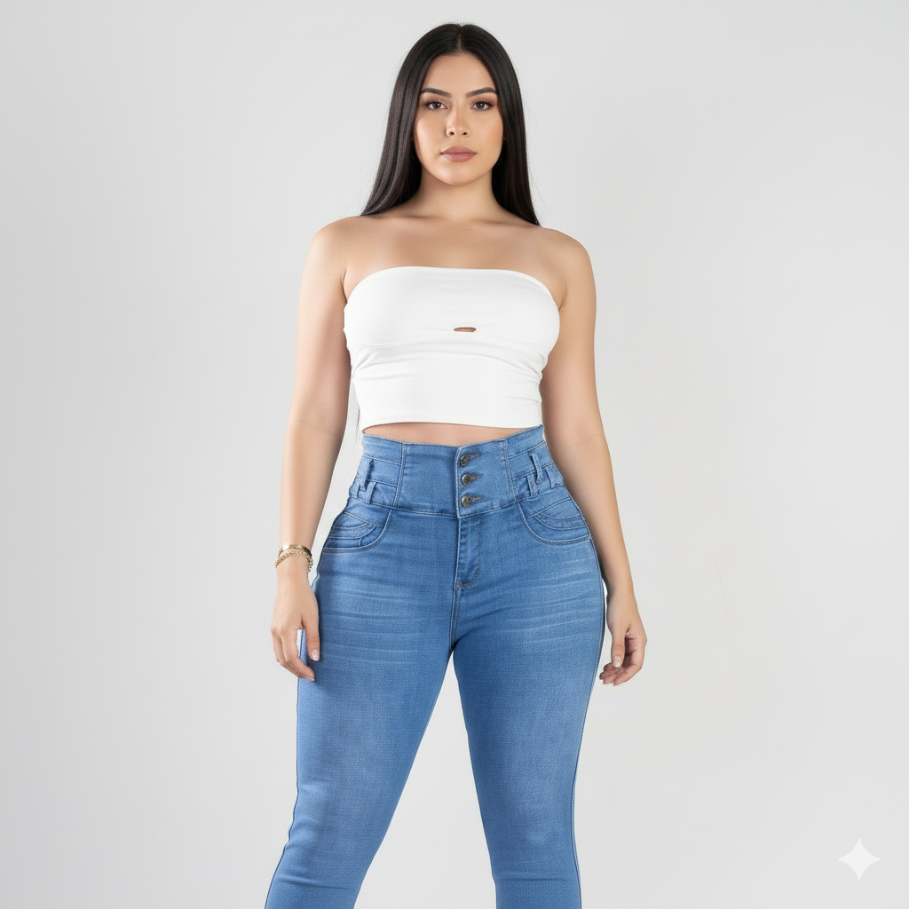 Jean Tiro Alto Curvy