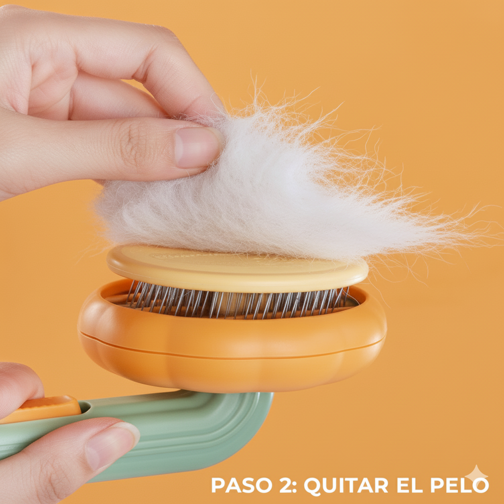 Cepillo premium para pelo de mascotas: suave, eficaz y duradero