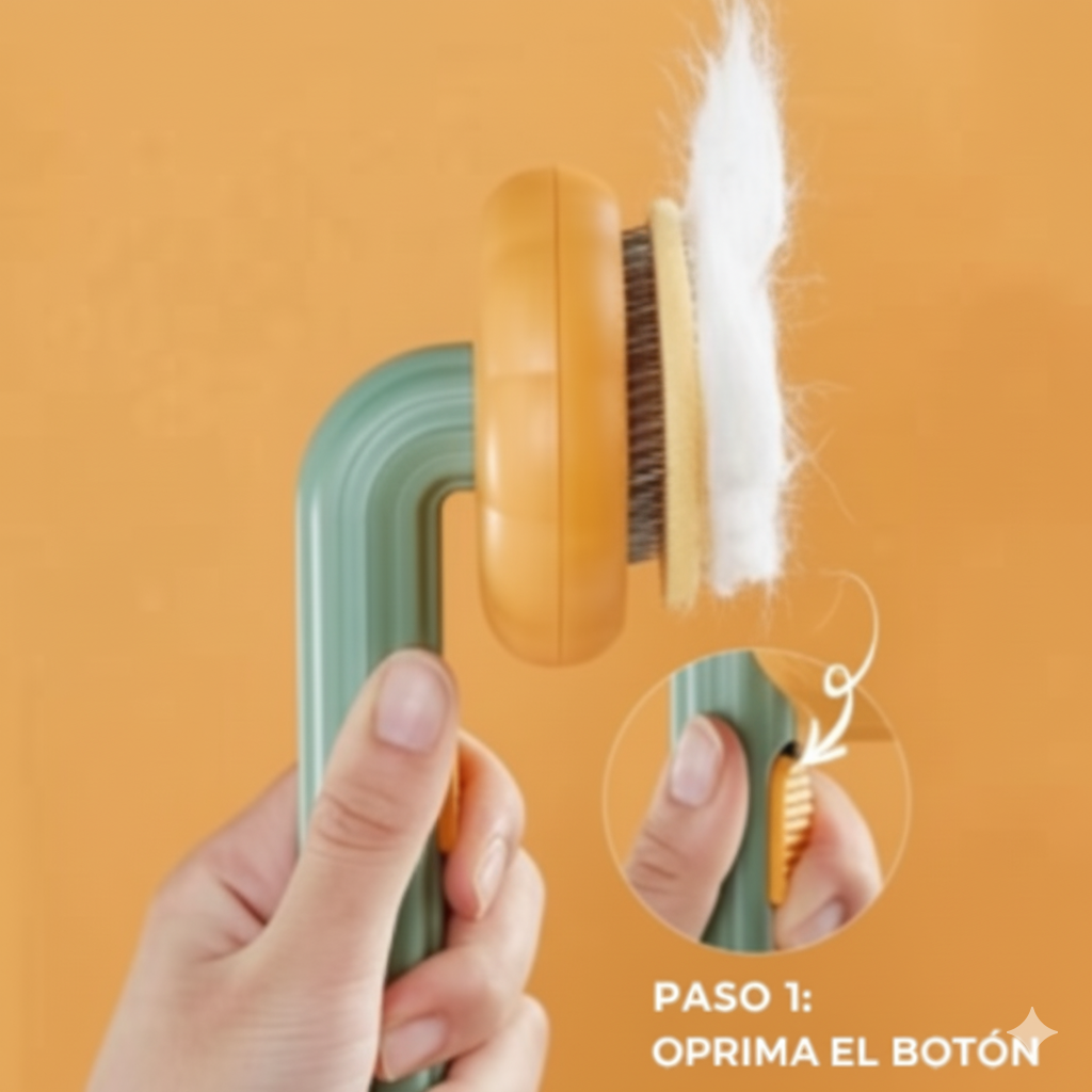 Cepillo premium para pelo de mascotas: suave, eficaz y duradero
