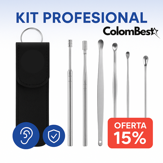Kit Profesional EarCare Pro™ – Limpieza avanzada para tus oídos