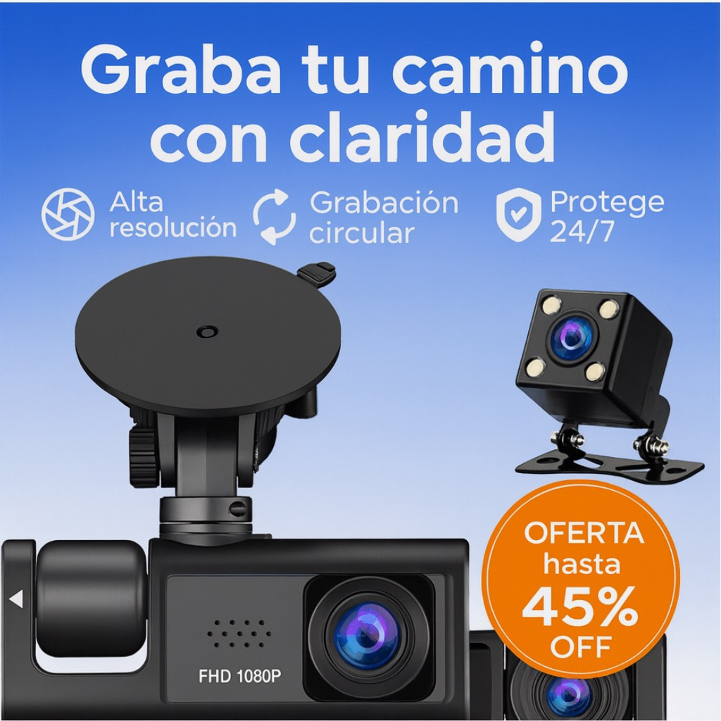 GuardaRuta: Cámara Triple Lente
