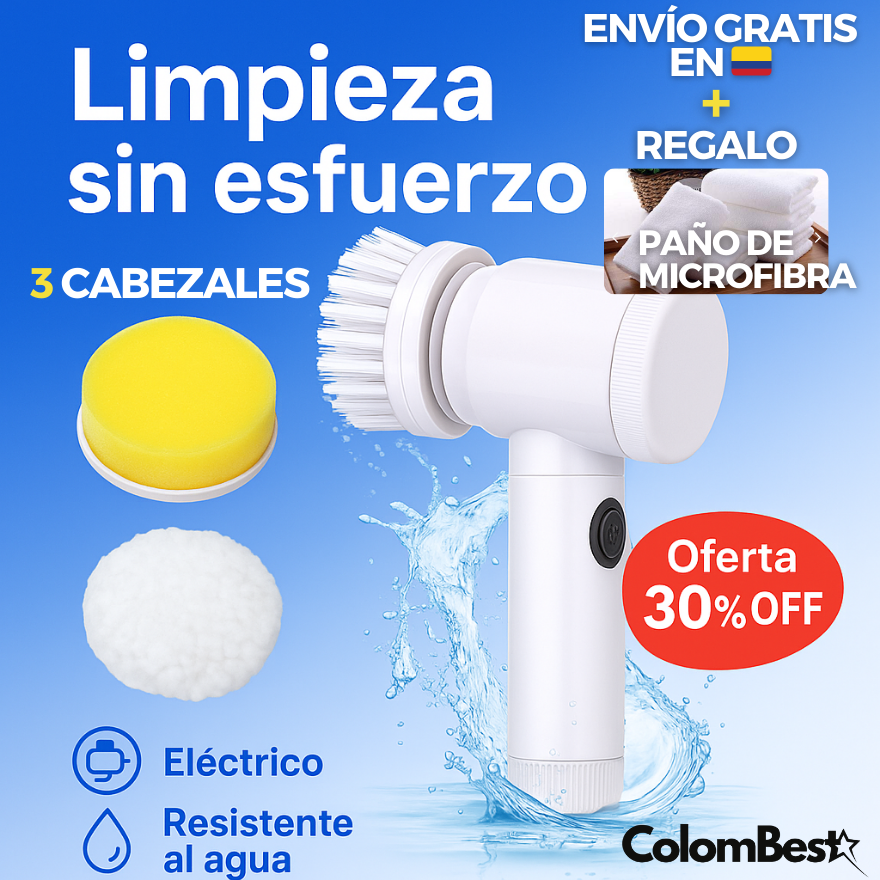Cepillo de Limpieza Eléctrico | Magic Brush